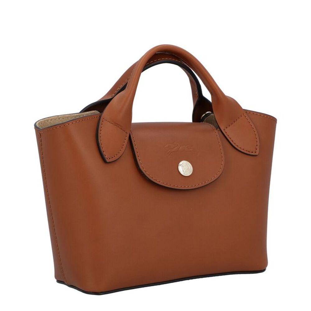 Longchamp Épure Xs Leather Tote, Brown - Picture 3 of 4
